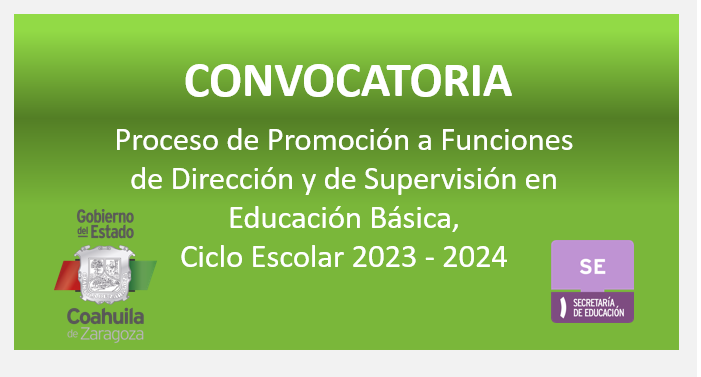 Proceso de Promoción a Funciones de Dirección y de Supervision 2023-2024