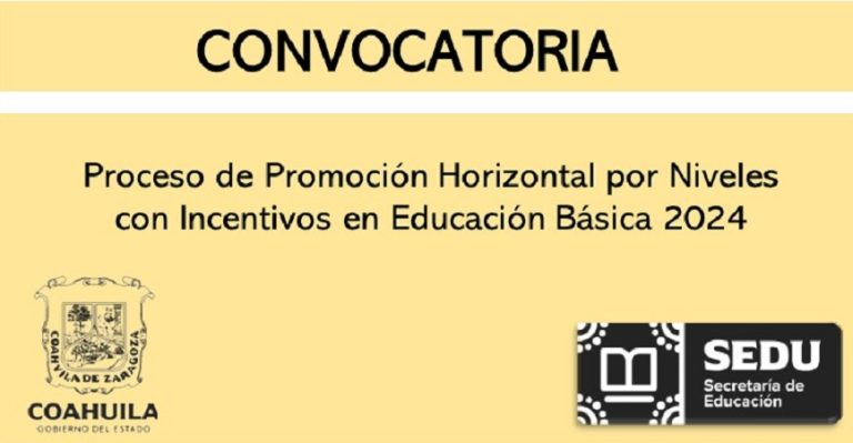 Convocatoria – Proceso de Promoción Horizontal por Niveles con Incentivos en Educación Básica 2024