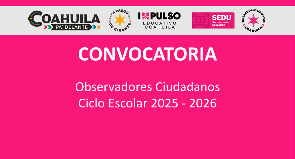 Convocatoria | Observadores Ciudadanos 2025-2026
