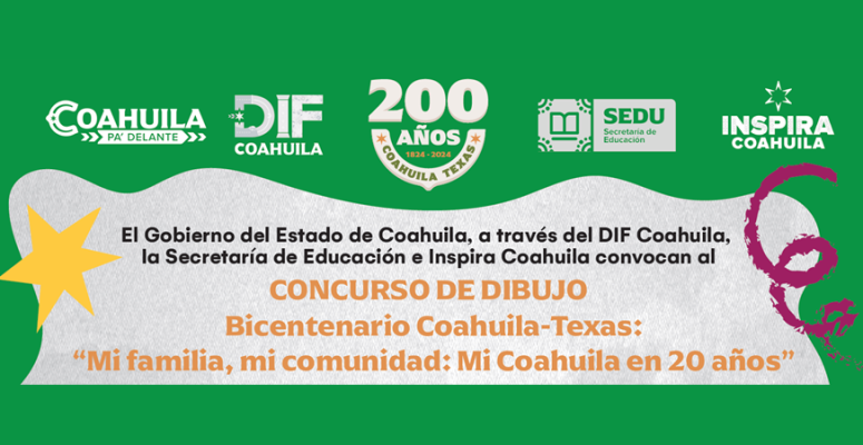 CONCURSO DE DIBUJO – “Mi familia, mi comunidad: Mi Coahuila en 20 años”